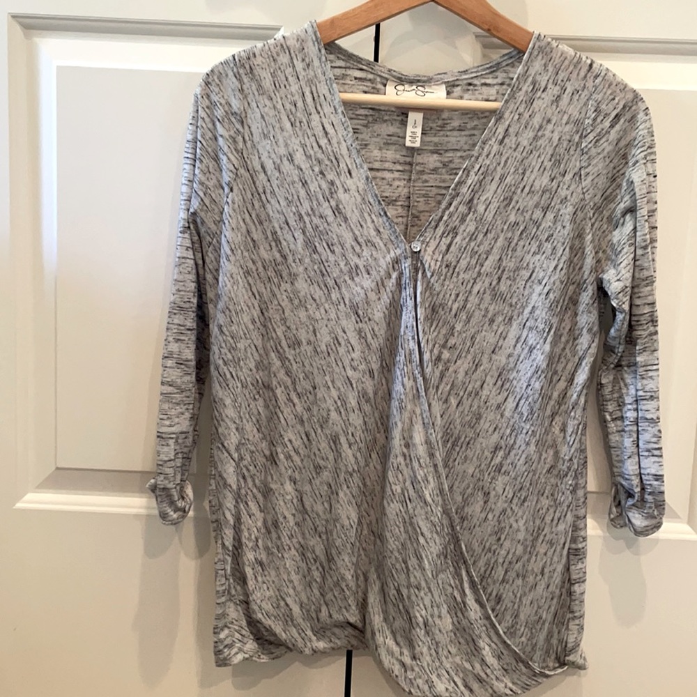 Maternity and nursing shirt, Three-quarter length